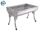 Stainless Steel Outdoor Charcoal Grill 73x33x71cm Portable Folding