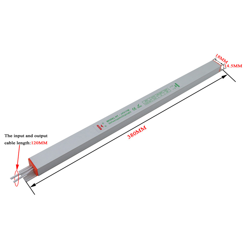 24v 72w New Slim power supply IP20 LED transformer Adapter for LED Light