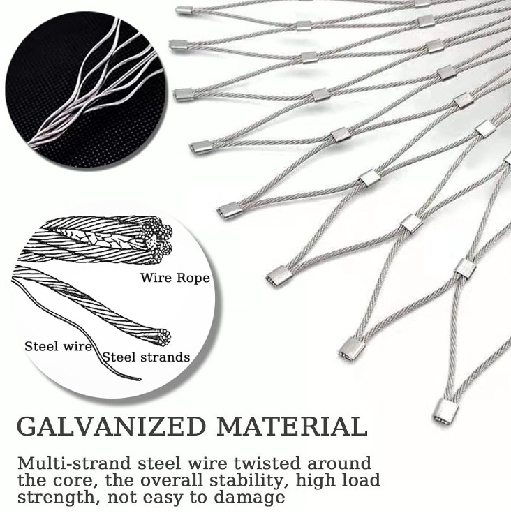 SS304 316 316L Zoo Mesh Corrosion Resistant And Long-Lasting For Animal Enclosures