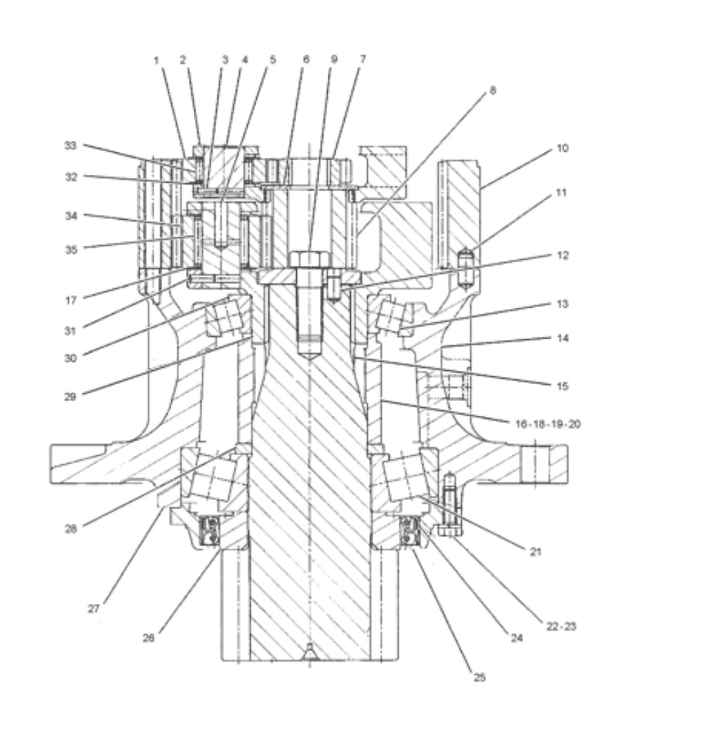 E318D Digger Gear Swing Carrier Assy For Excavator