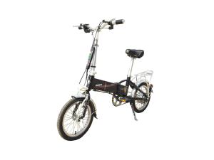 China 14 Inch Hybrid Folding Electric Bike , Foldable Electric Bicycle With Lithium Battery factory