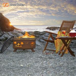 China Erosion Resistant Metal Corten Steel Firepits OEM ODM Service factory