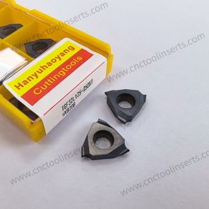 China CNC Grooving Insert with PVD Coating TGF32R150T-63° HYB208, Suitable For Difficult-to-machine Materials Except High-temperature Alloys. factory