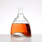 Hot Stamping Surface Handling Industrial Brandy Glass Liquor Bottles 250ml 500ml
