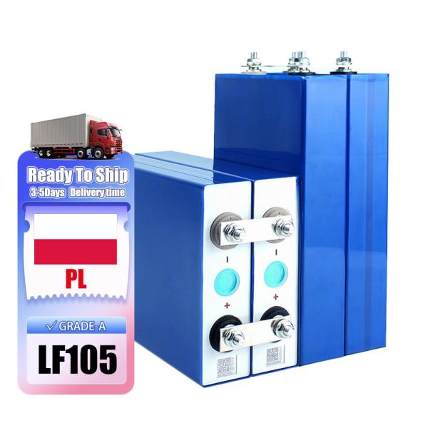 3.2V EVE105Ah LF105 LiFePo4 Battery Grade A For Crane EU Poland Warehouse Tax