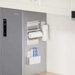 Household Magnetic Attraction Kitchen Organizer No Drilling Wall Mounted Tissue