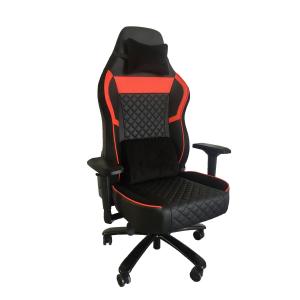 China Affordable Gaming Chair Ergonomic Leather Swivel Recliner Racer Sport Furniture Black factory