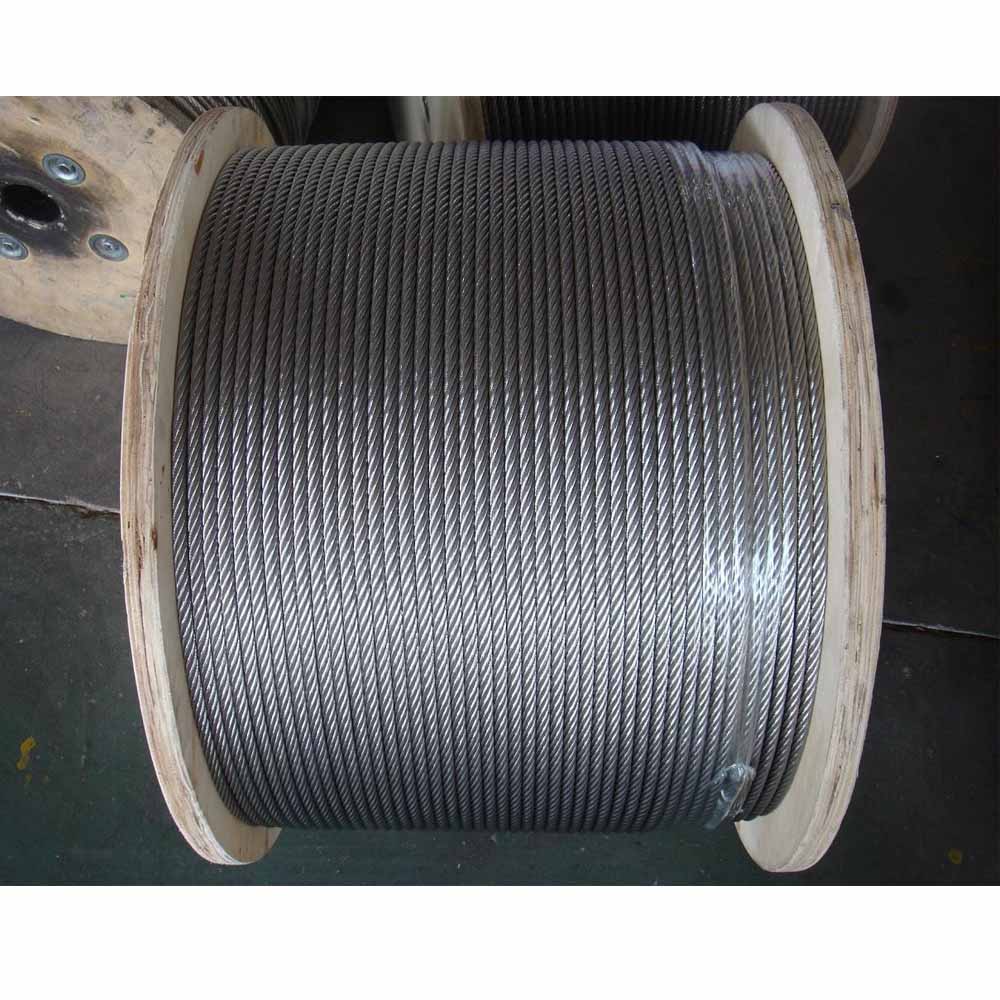 Galvanized Finish 7x19 16mm Stainless Steel Wire Rope Cable for Drawn Wire Needs and Projects