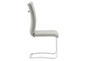 China Stainless Steel 60KGS 44cm 56cm Armless Dining Chair factory