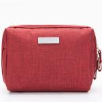 Hot Sale Pure Color Blank Custom Logo Women Cosmetic Bag With Zipper