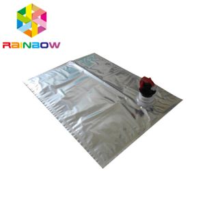 Beverage Spout Pouch Packaging 3L 5L 10L Custom Printing Aseptic Bib Bag In Box