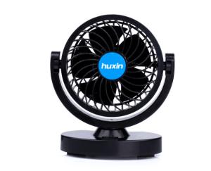 China 4 W Power Universal Car Accessories , 360 Degree Rotatable Mini Fan For Car factory
