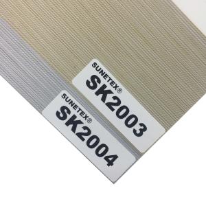 China Sunetex Zebra Curtain Material Motorized Blinds Fabric 50*75mm factory