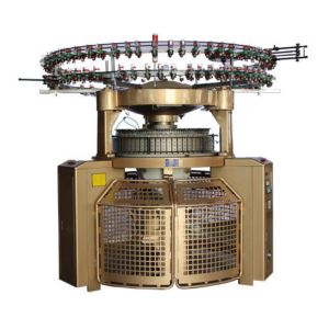 Auto Shearing Double Jersey Circular Knitting Machine , High Pile Loop Circular Knitting Machine