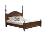 Rubber Wood bedroom Furniture good quality Headboard Bunk bed 1.8 /1.5 M with