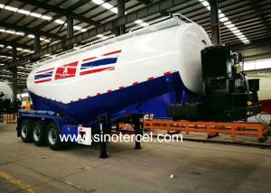 China 35CBM-60CBM Bulk Cement Semi Trailer 45T Bulk Cement Tanker Trailer factory