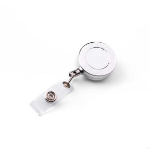China Deyi Silver Color ID Card Badge Reel factory