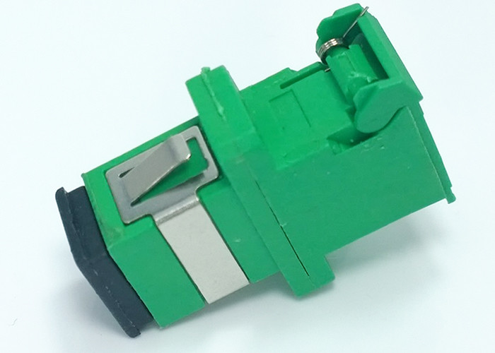 Flangeless Fiber Optic Coupler with Shutter