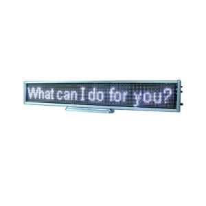 China Message LED Scrolling Display Moving Board White color B16128AW factory