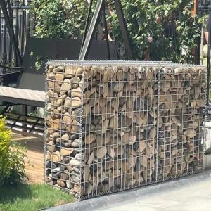China Hot Dip Galvanized Metal Welded Garden Decorative Gabion Box System 2*1*1m factory