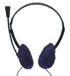 Non Woven Earphone Cover Black / White /Blue Nonwoven Disposable Hygienic