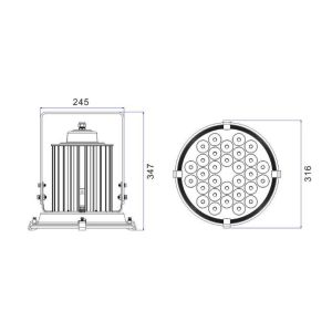 Good Quality Aluminum Led Housing Projection Light Lamp Reflectoscope Shell