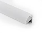 LED cover waterproof cover IP65 extrusion pc cover with heathink for corner in