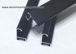 Curved Matt Black Aluminium Picture Frames With Brushed Effect