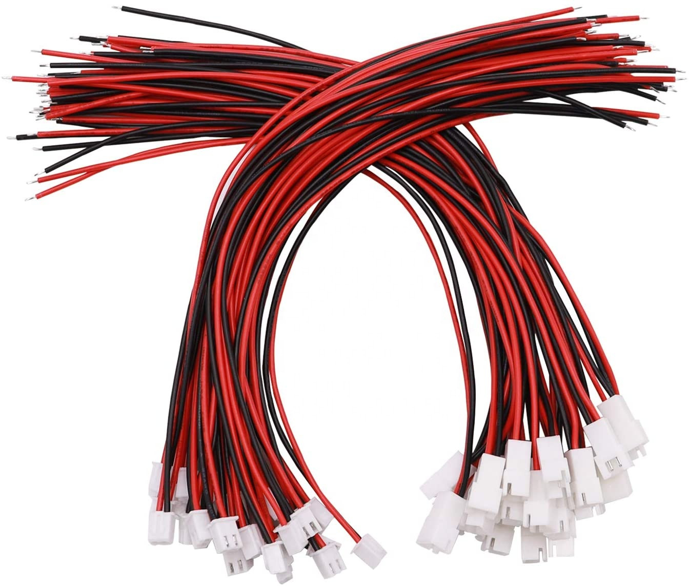 Micro Mini JST PH XH2.0 Electronic Wire Harness 2Pin Connector Plug Male Silicone