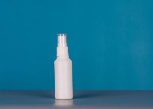 China Fine Mist PET 30ml White Clear Plastic Spray Bottle For Cosmetic Packaging factory