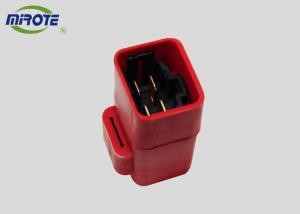 China 4 Terminals Red Leather Sheath Air Condition Car Relay With Metal Sheet RC-2225 factory