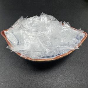 White Polypropylene Concrete PP Mesh Fiber For Projects Construction