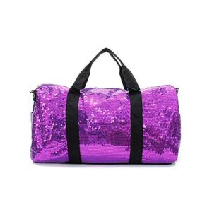 China Beautiful Silver Sequin Tote Bag , Sequin Duffle Bag For Lady OEM / ODM Available factory