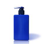200ml/6fl.OZ Square Yellow HDPE Cosmetic Bottles For Men's Facial Care Products