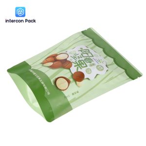 Gravnre Printing Paper Plastic Composite Bag 30x25cm Stand Up Recyclable