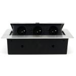 AC 110V - 220V Pop Up Power Socket EU Standard Three Inserts Multifunctional