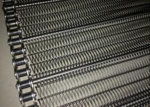 China SGS Low Carbon Steel Chain Mesh Conveyor Belt For Nut Conveyor factory