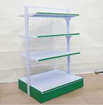 4 Layers Foldable Supermarket Display Shelving / Steel Storage Rack For Store