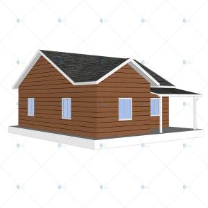 China Heya-2Q03 China 2 room light gauge house ready made prefabricated homes design factory