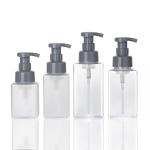 Frosted Cosmetic Foam Bottle Square Shape Hot Stamping ODM Available