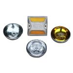 Road Traffic Safety Glass Cat Eye Reflective Ellipse Road Stud for Highway
