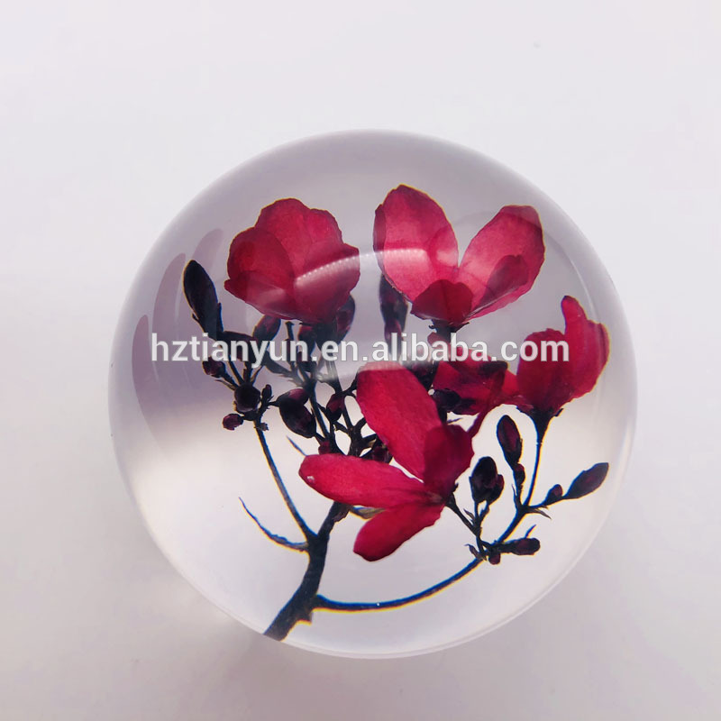 Resin Mold Ball Paper Weight , Clear Acrylic Paperweight Ball