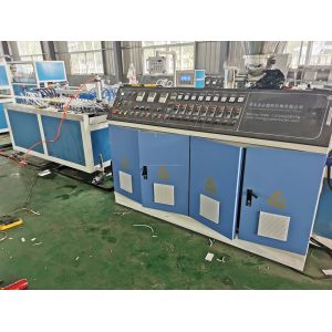 Dual Screw 250mm Width Pvc Ceiling Panel Extruder Machine Automatic
