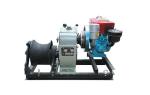 Diesel Engine Powered Belt Cable Winch Puller For Power Construction 5 Ton