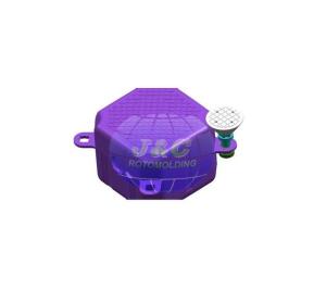 China Polyethylene Plastic Rotomolded Pontoons Floats By Aluminum Rotational Molds factory