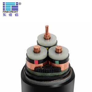 China YJLV23 8.7/15kv Medium Voltage Power Cable 3 Core Fire Resistant factory