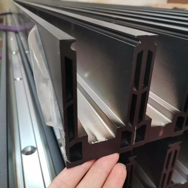 China anodized u channel aluminium profile glass railings for architectural factory