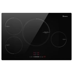 China 30 Inch 4 Burner Electric Induction Cooktop 220-240V 7200W With Precise Power Time Control factory