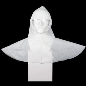 China White Disposable Surgical Hood / Surgical Head Cover Face Protective factory