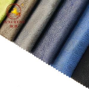 China 2019 new arrival embossed velvet moroccan upholstery fabric for velvet chesterfield sofa factory